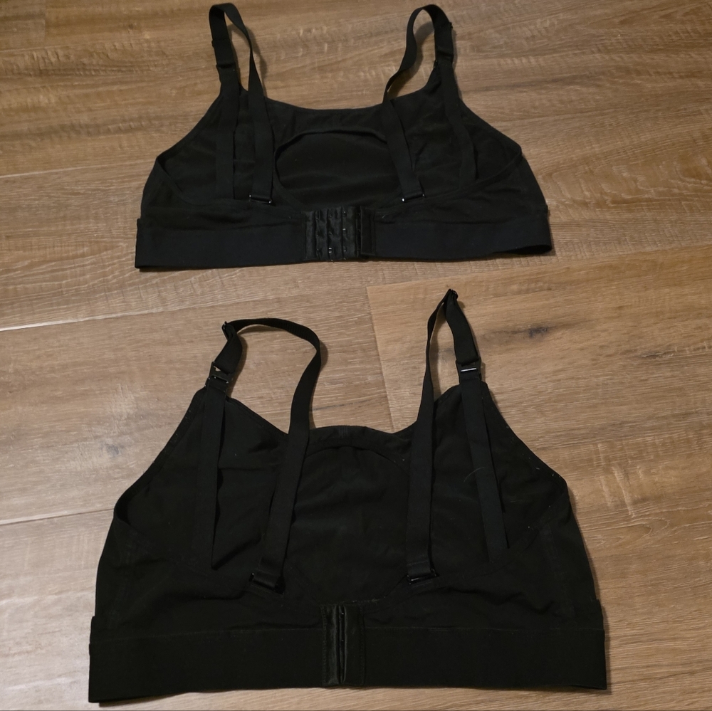 Momcozy Hands-Free Pumping and Nursing Bras Black. Two Sizes Large & Medium. - Picture 2 of 4
